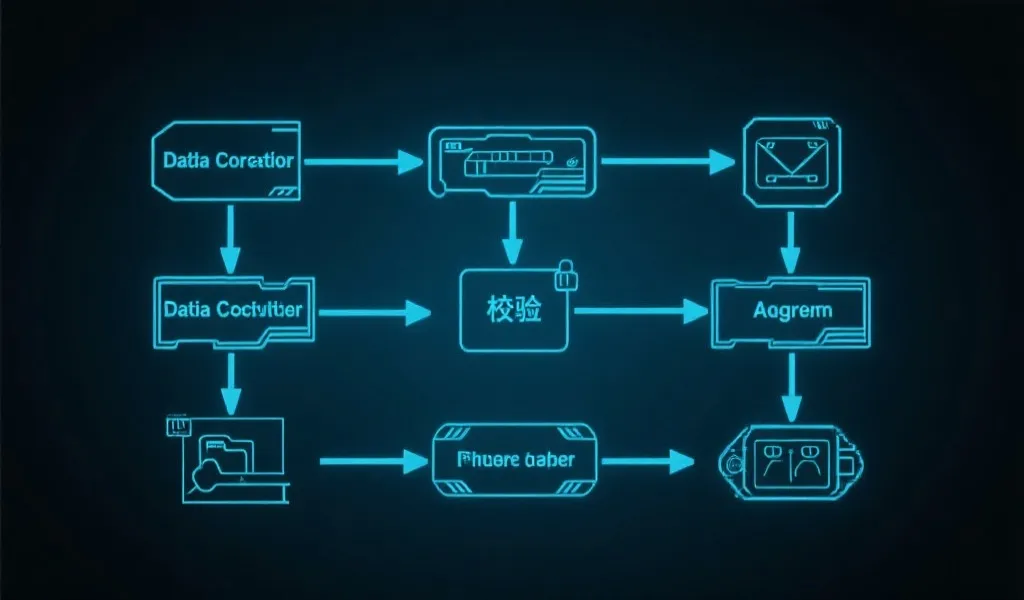 数据校验和归档流程示意图
