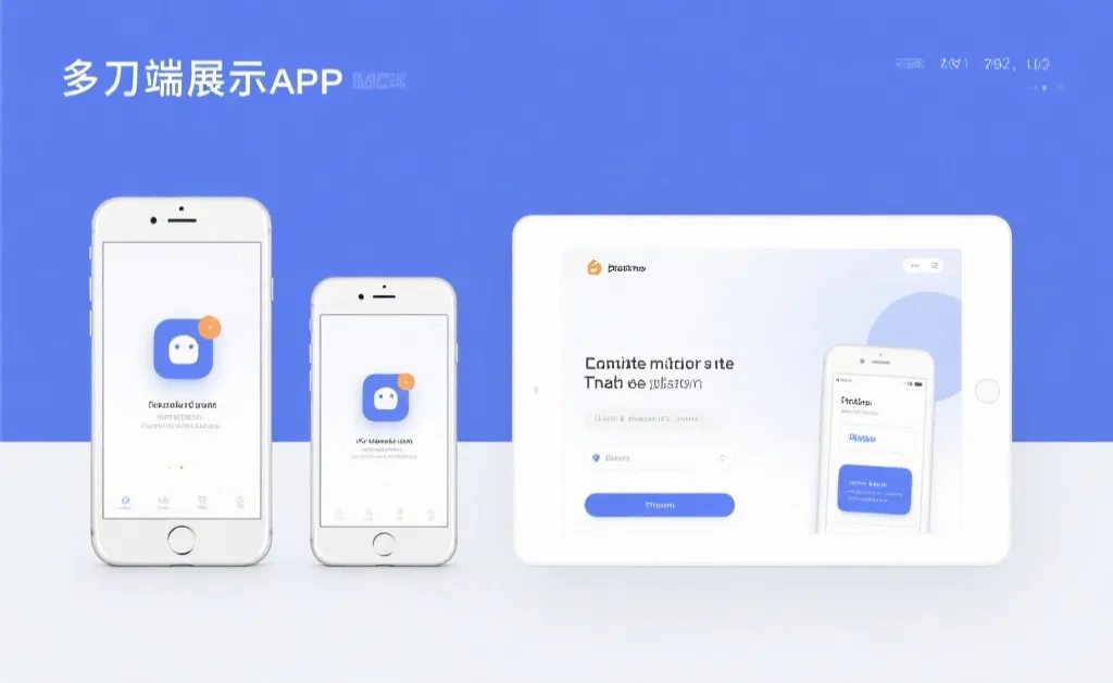 多端适配友好界面设计示意图